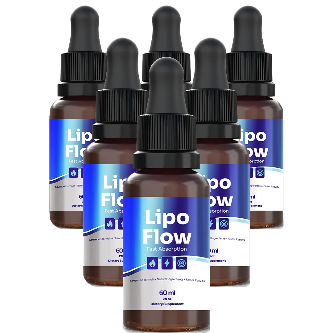 Lipo Flow 6 Bottle Package - Best Value 180 Day Supply